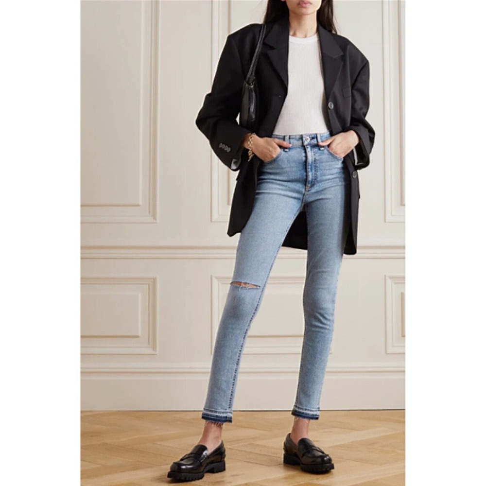 Rag & Bone Nina High Rise Skinny Jeans in Montrose